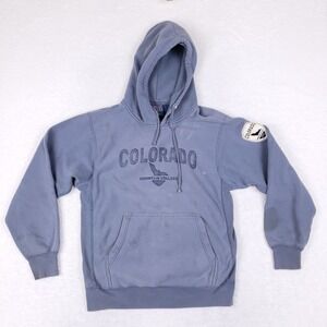 MV Sport Colorado Mountain College Hoodie Small Blue